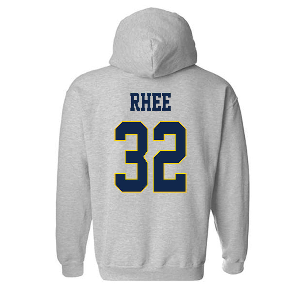 UCSD - NCAA Baseball : Colin Rhee - Classic Fashion Shersey Hooded Sweatshirt-1