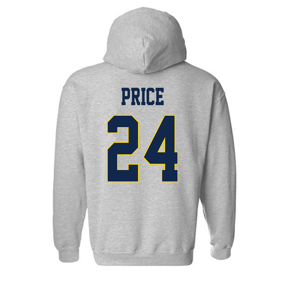 UCSD - NCAA Women's Basketball : Niya Price - Classic Fashion Shersey Hooded Sweatshirt-1