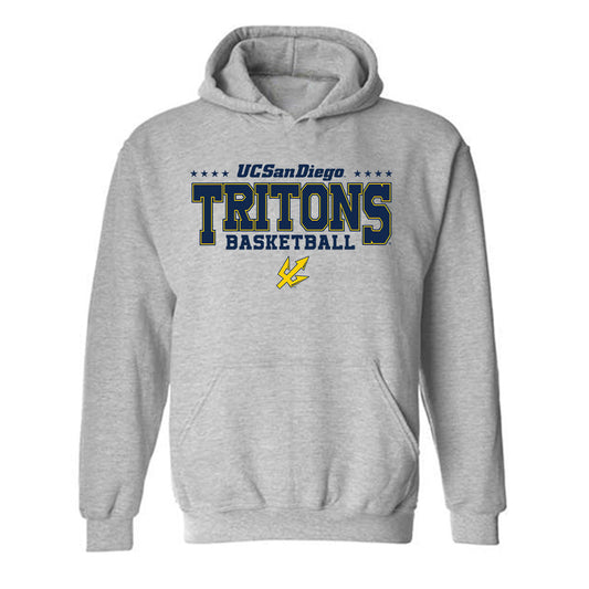 UCSD - NCAA Men's Basketball : Christopher Cox - Classic Fashion Shersey Hooded Sweatshirt-0