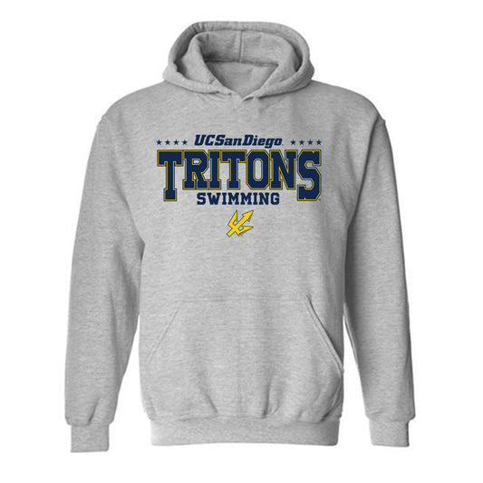 UCSD - NCAA Women's Swimming : Sofia Wyzga - Classic Fashion Shersey Hooded Sweatshirt-0