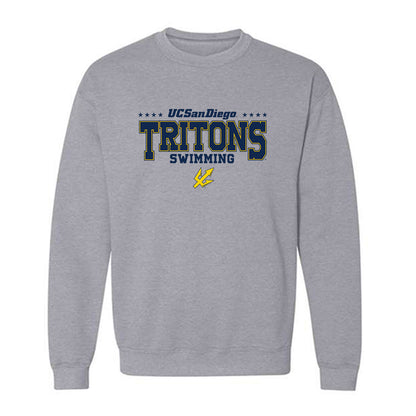 UCSD - NCAA Men's Swimming : Kyle Kengla - Classic Fashion Shersey Crewneck Sweatshirt-0
