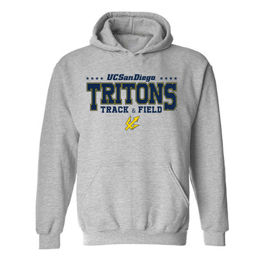 UCSD - NCAA Men's Track & Field : Robert Rynearson - Classic Fashion Shersey Hooded Sweatshirt-0