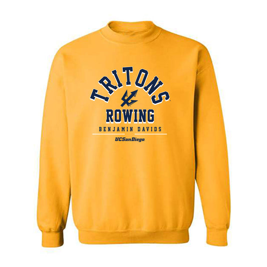 UCSD - NCAA Men's Rowing : Benjamin Davids - Classic Fashion Shersey Crewneck Sweatshirt-0