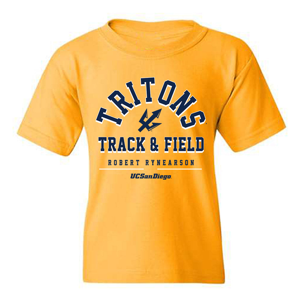 UCSD - NCAA Men's Track & Field : Robert Rynearson - Classic Fashion Shersey Youth T-Shirt-0