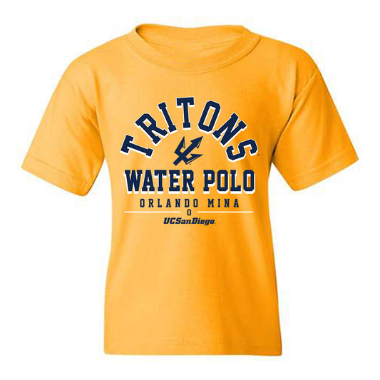 UCSD - NCAA Men's Water Polo : Orlando Mina - Classic Fashion Shersey Youth T-Shirt-0