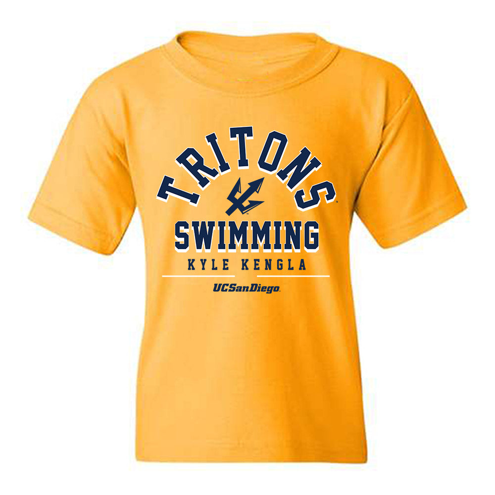 UCSD - NCAA Men's Swimming : Kyle Kengla - Classic Fashion Shersey Youth T-Shirt-0