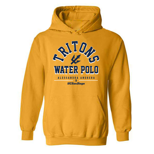 UCSD - NCAA Women's Water Polo : Alessandra Anghera - Classic Fashion Shersey Hooded Sweatshirt-0