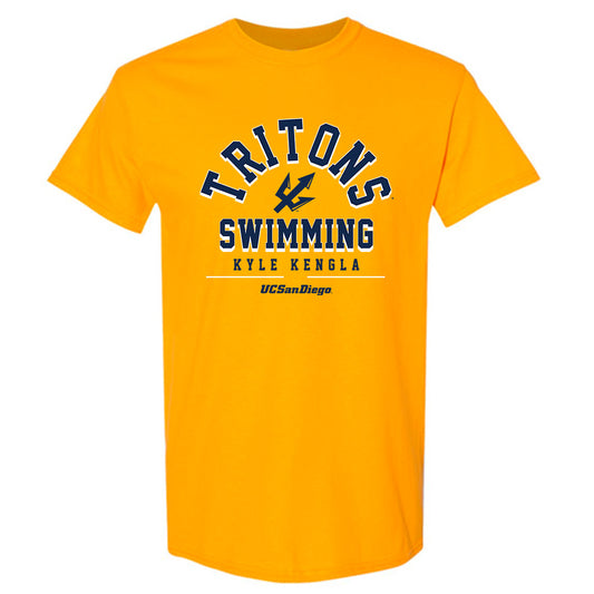 UCSD - NCAA Men's Swimming : Kyle Kengla - Classic Fashion Shersey T-Shirt-0