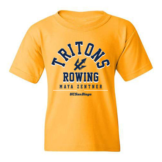 UCSD - NCAA Women's Rowing : Maya Zentner - Classic Fashion Shersey Youth T-Shirt-0