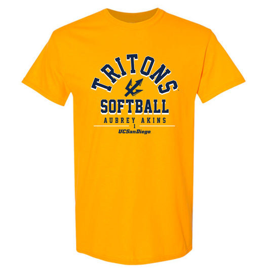 UCSD - NCAA Softball : Aubrey Akins - Classic Fashion Shersey T-Shirt-0