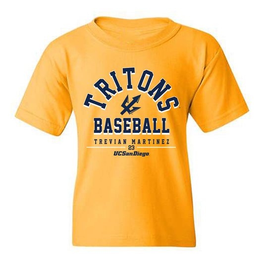 UCSD - NCAA Baseball : Trevian Martinez - Classic Fashion Shersey Youth T-Shirt-0