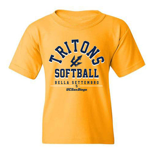 UCSD - NCAA Softball : Bella Settembro - Classic Fashion Shersey Youth T-Shirt-0