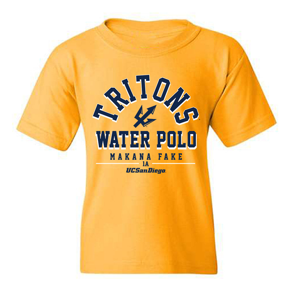 UCSD - NCAA Women's Water Polo : Makana Fake - Classic Fashion Shersey Youth T-Shirt-0
