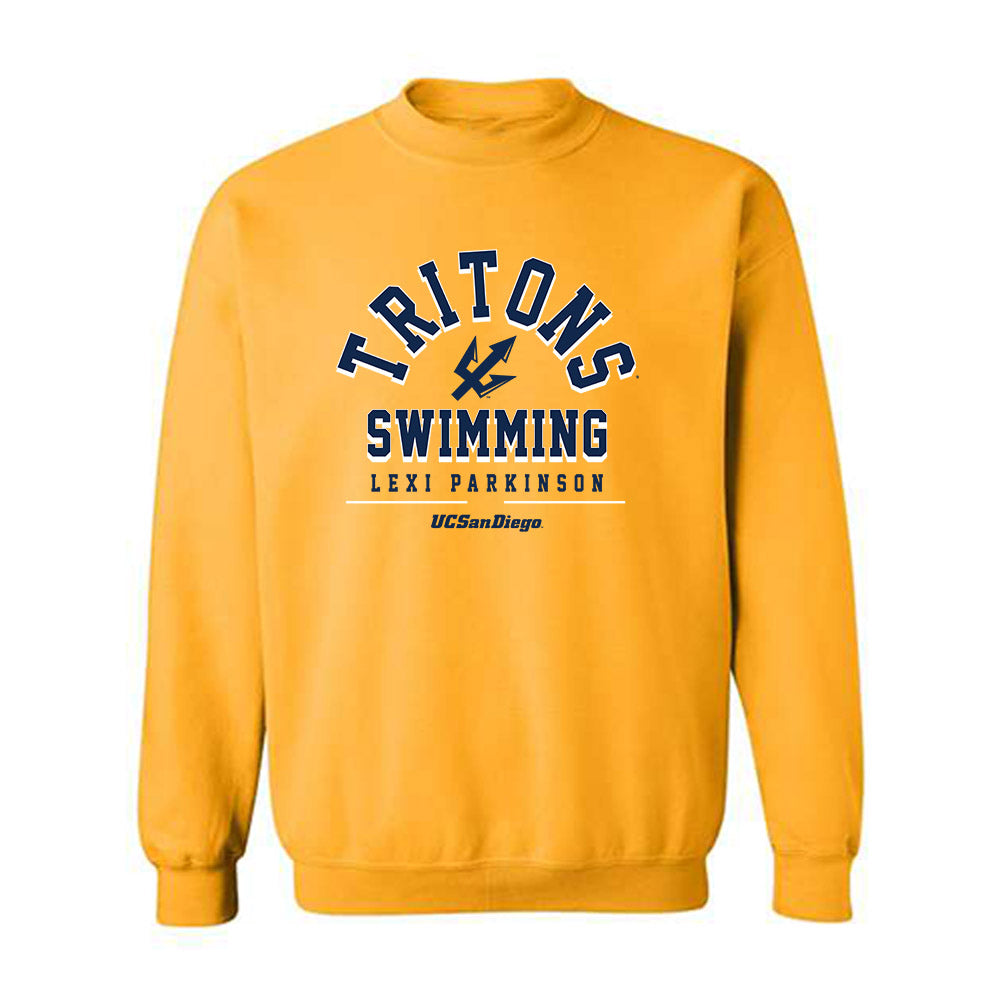 UCSD - NCAA Women's Swimming : Lexi Parkinson - Classic Fashion Shersey Crewneck Sweatshirt-0