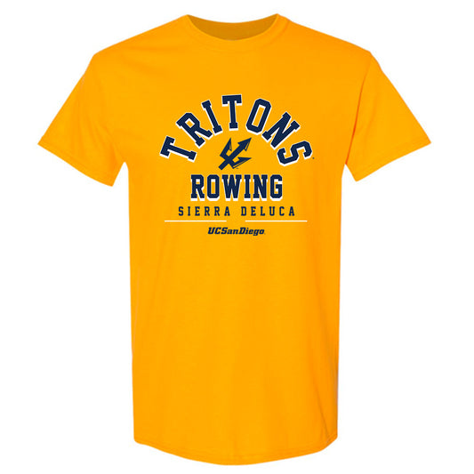 UCSD - NCAA Women's Rowing : Sierra DeLuca - Classic Fashion Shersey T-Shirt-0
