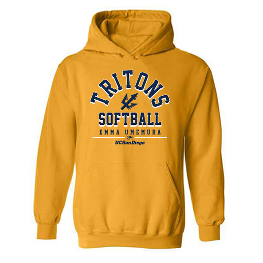 UCSD - NCAA Softball : Emma Umemura - Classic Fashion Shersey Hooded Sweatshirt