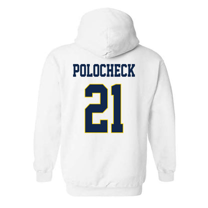 UCSD - NCAA Women's Basketball : Nicki Polocheck - Classic Fashion Shersey Hooded Sweatshirt-1