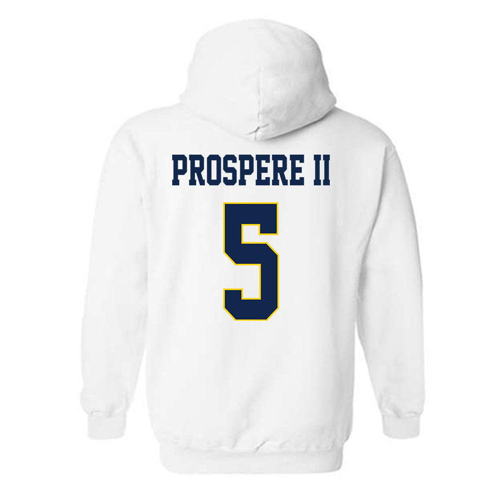 UCSD - NCAA Men's Basketball : Emanuel Prospere II - Classic Fashion Shersey Hooded Sweatshirt-1