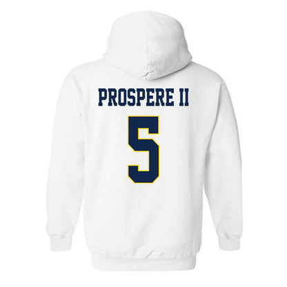 UCSD - NCAA Men's Basketball : Emanuel Prospere II - Classic Fashion Shersey Hooded Sweatshirt-1