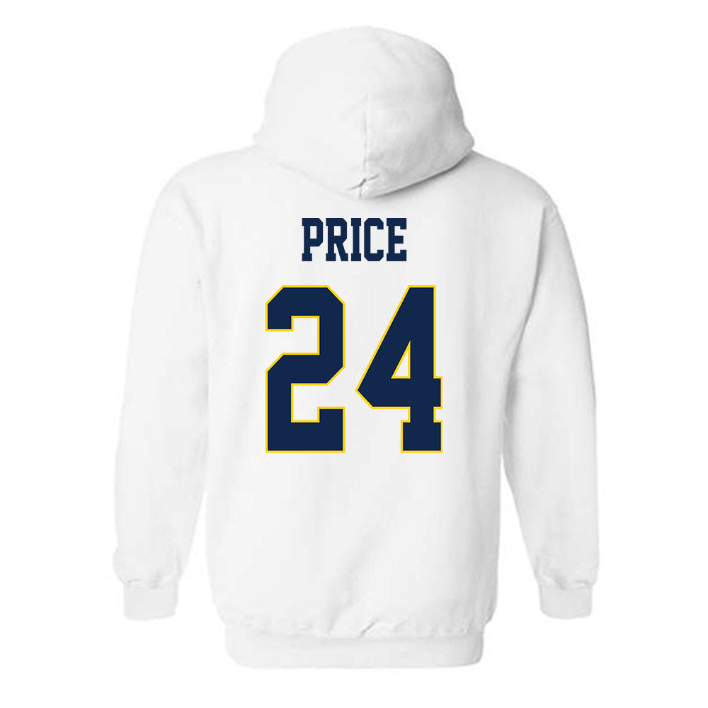UCSD - NCAA Women's Basketball : Niya Price - Classic Fashion Shersey Hooded Sweatshirt-1