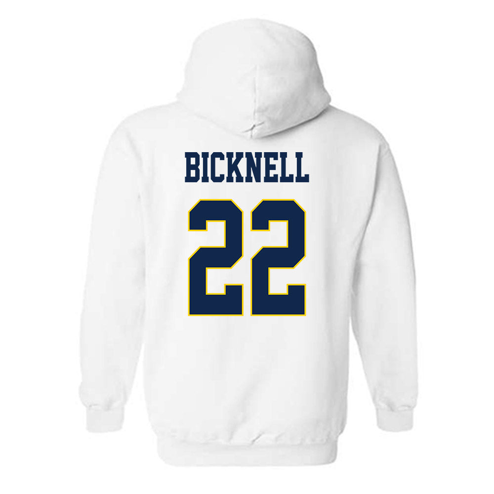 UCSD - NCAA Baseball : Drake Bicknell - Classic Fashion Shersey Hooded Sweatshirt-1