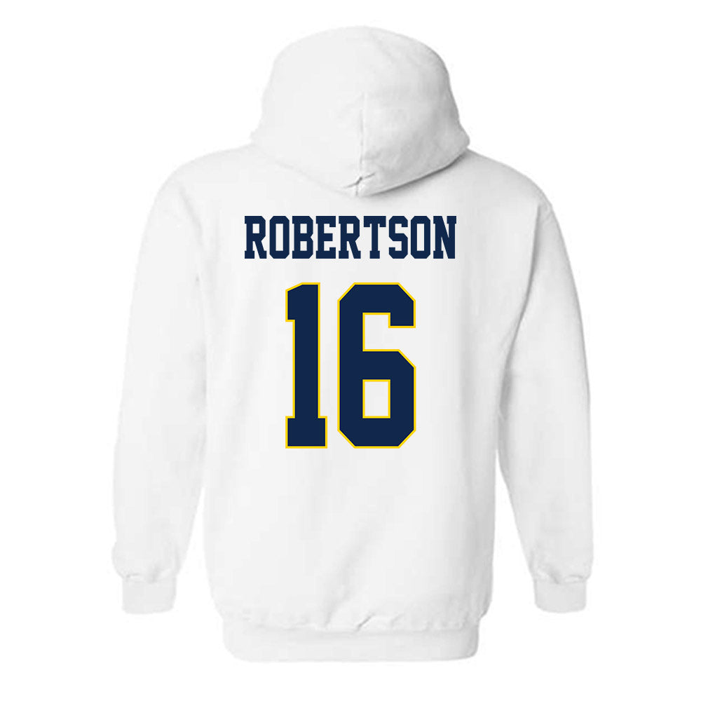 UCSD - NCAA Men's Volleyball : Michael Robertson - Classic Fashion Shersey Hooded Sweatshirt-1