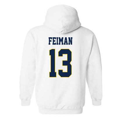 UCSD - NCAA Women's Basketball : Lev Feiman - Classic Fashion Shersey Hooded Sweatshirt-1