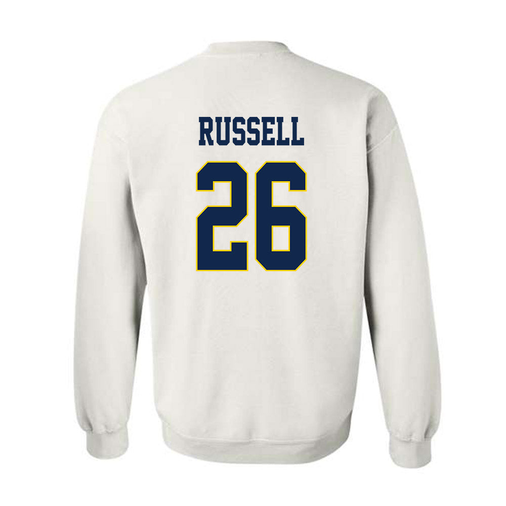 UCSD - NCAA Baseball : Ethan Russell - Classic Fashion Shersey Crewneck Sweatshirt-1