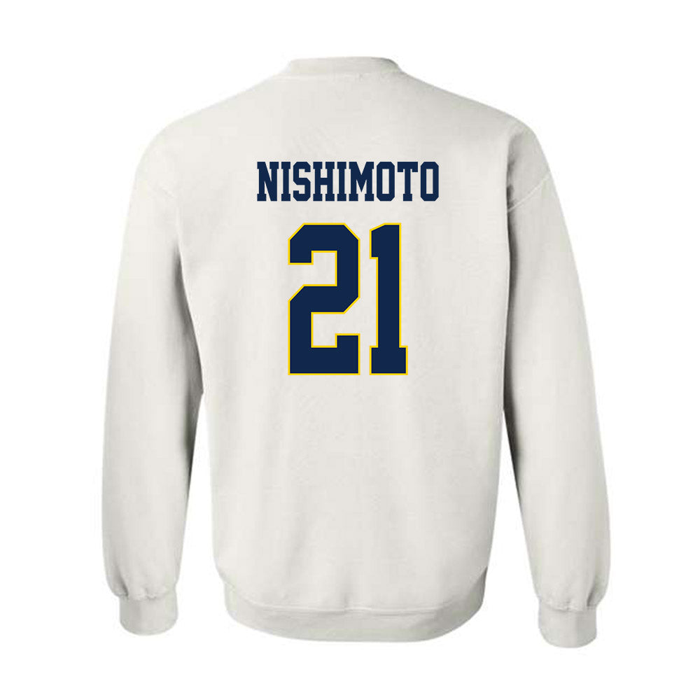 UCSD - NCAA Men's Soccer : Jack Nishimoto - Classic Fashion Shersey Crewneck Sweatshirt-1