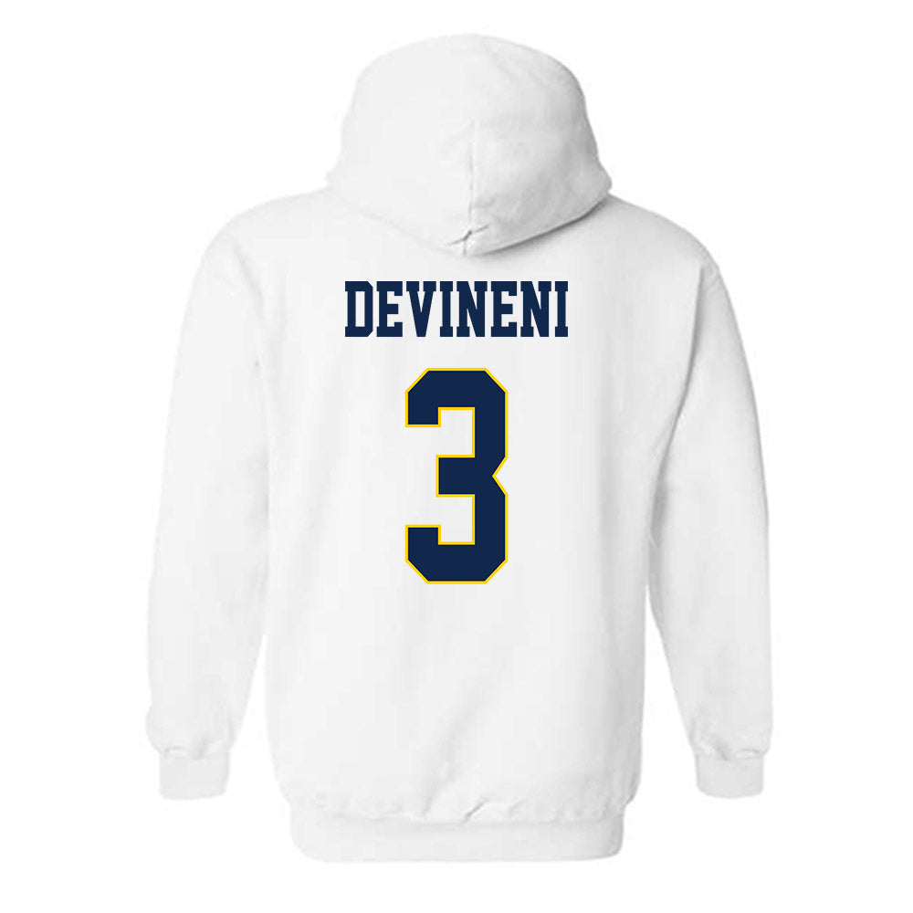 UCSD - NCAA Men's Tennis : Sanjith Devineni - Classic Fashion Shersey Hooded Sweatshirt-1