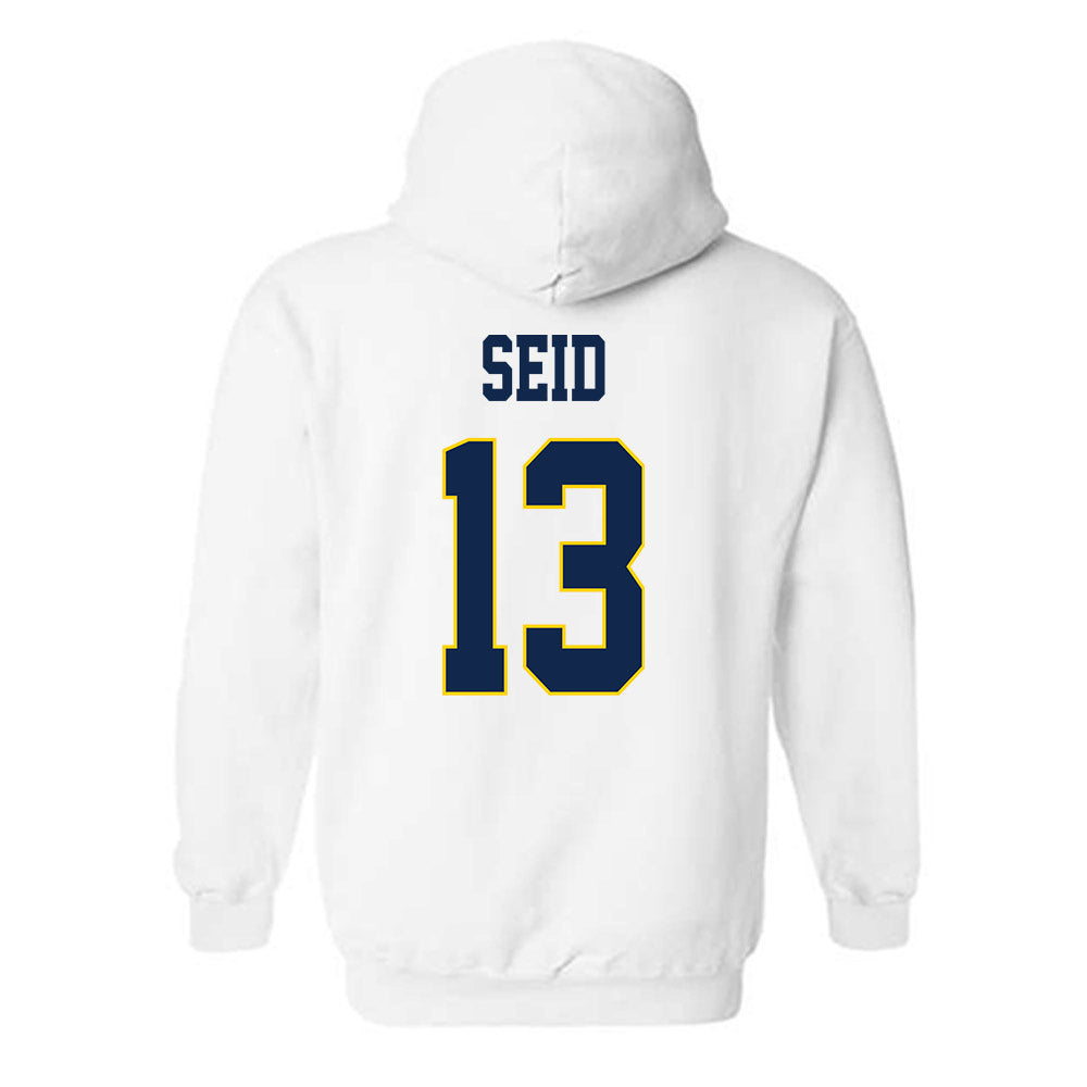 UCSD - NCAA Baseball : Spencer Seid - Classic Fashion Shersey Hooded Sweatshirt-1