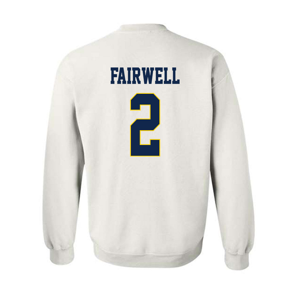 UCSD - NCAA Women's Basketball : Michaela Fairwell - Classic Fashion Shersey Crewneck Sweatshirt-1