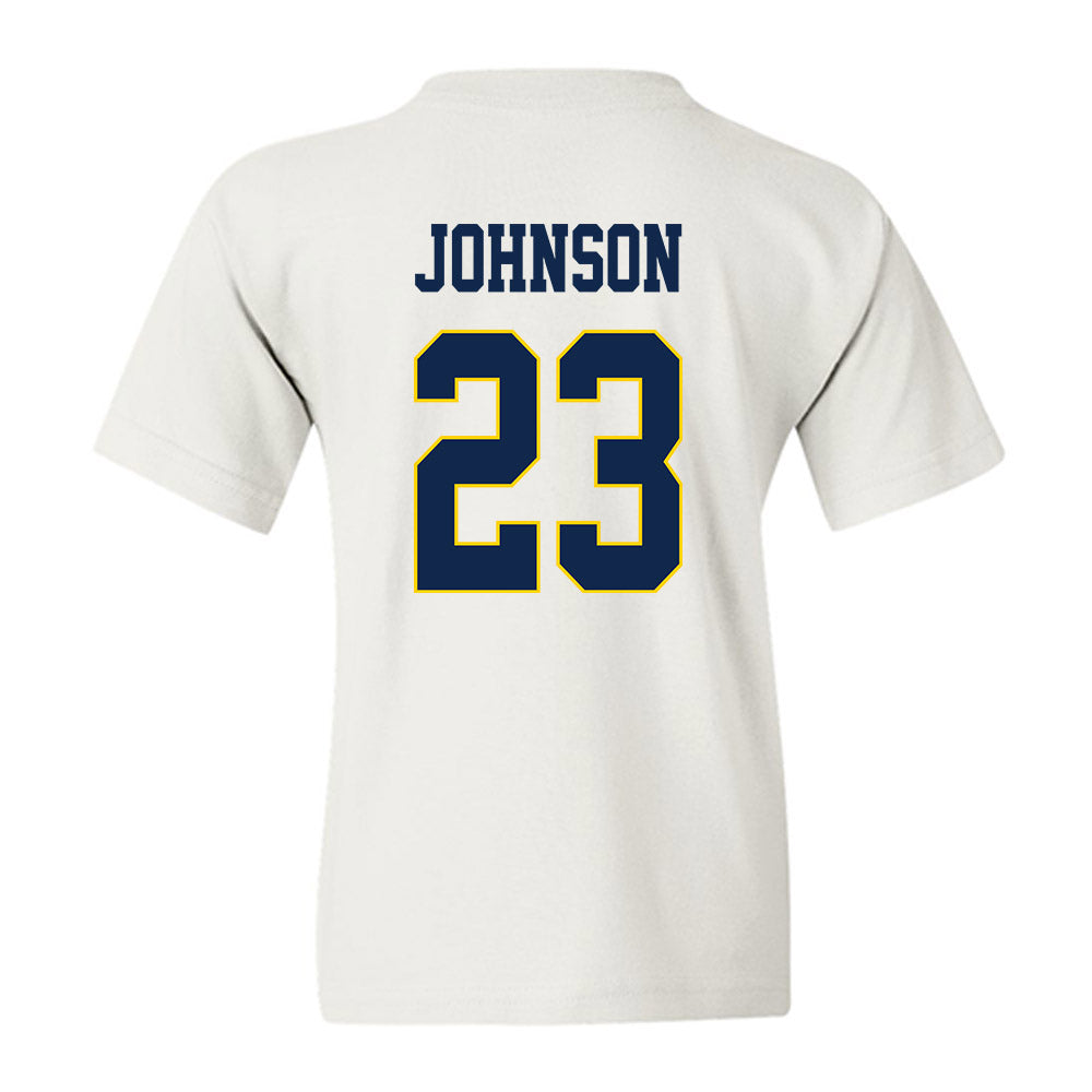 UCSD - NCAA Men's Basketball : Trap Johnson - Classic Fashion Shersey Youth T-Shirt-1