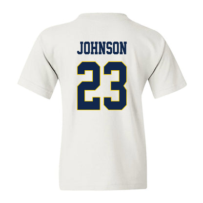 UCSD - NCAA Men's Basketball : Trap Johnson - Classic Fashion Shersey Youth T-Shirt-1