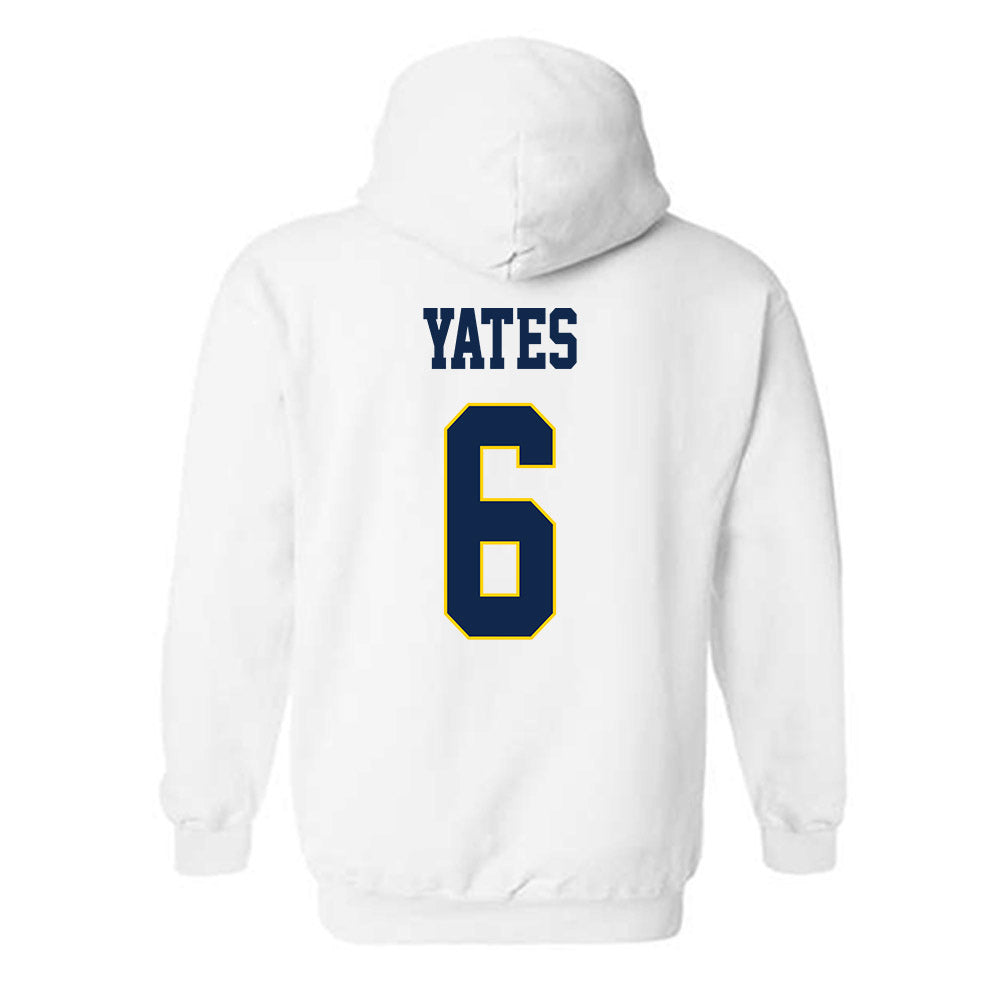 UCSD - NCAA Women's Soccer : Chloe Yates - Classic Fashion Shersey Hooded Sweatshirt-1