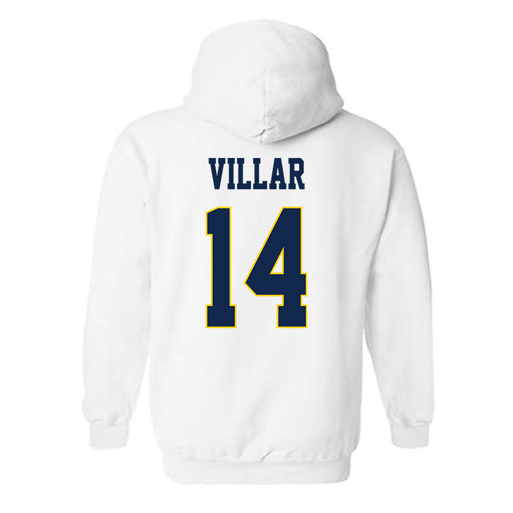 UCSD - NCAA Baseball : Jake Villar - Classic Fashion Shersey Hooded Sweatshirt-1