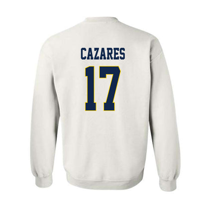 UCSD - NCAA Baseball : Julian Cazares - Classic Fashion Shersey Crewneck Sweatshirt-1