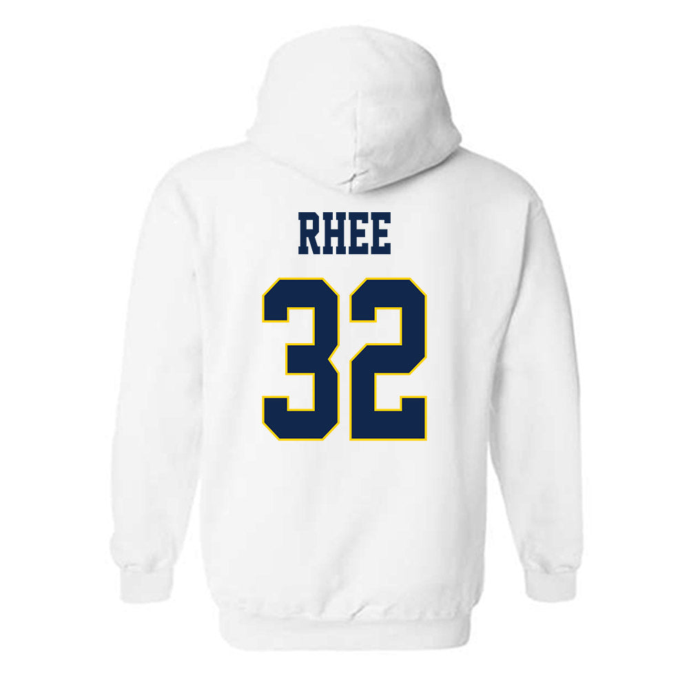 UCSD - NCAA Baseball : Colin Rhee - Classic Fashion Shersey Hooded Sweatshirt-1