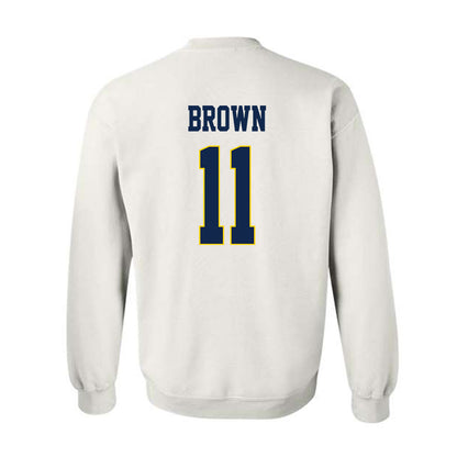 UCSD - NCAA Baseball : Quincey Brown - Classic Fashion Shersey Crewneck Sweatshirt-1