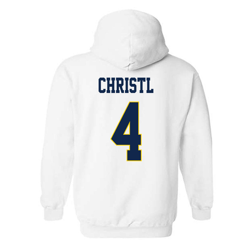 UCSD - NCAA Women's Water Polo : Caroline Christl - Classic Fashion Shersey Hooded Sweatshirt-1