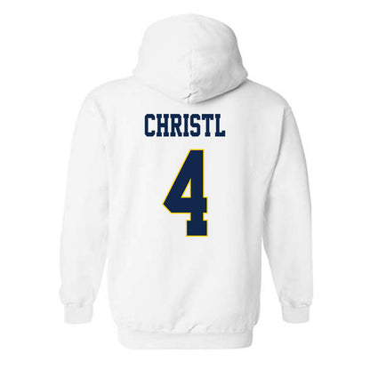 UCSD - NCAA Women's Water Polo : Caroline Christl - Classic Fashion Shersey Hooded Sweatshirt-1