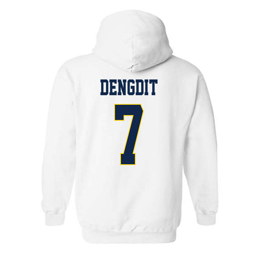 UCSD - NCAA Men's Basketball : Bol Dengdit - Classic Fashion Shersey Hooded Sweatshirt-1