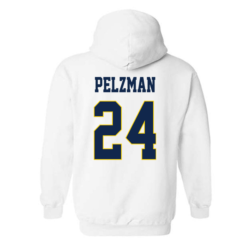 UCSD - NCAA Baseball : Harry Pelzman - Classic Fashion Shersey Hooded Sweatshirt-1