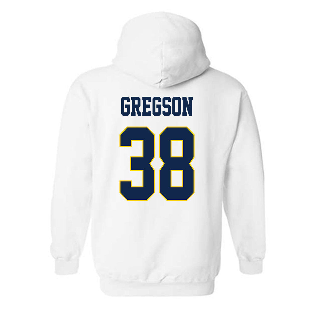 UCSD - NCAA Baseball : Niccolas Gregson - Classic Fashion Shersey Hooded Sweatshirt-1