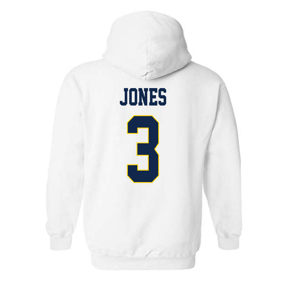 UCSD - NCAA Women's Basketball : Tatum Jones - Classic Fashion Shersey Hooded Sweatshirt-1