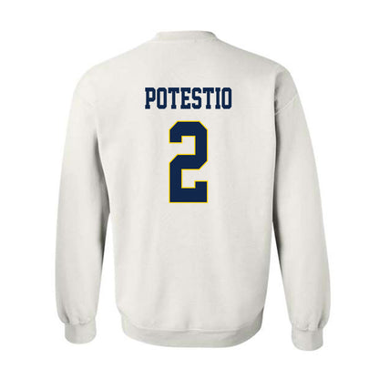 UCSD - NCAA Baseball : Anthony Potestio - Classic Fashion Shersey Crewneck Sweatshirt-1