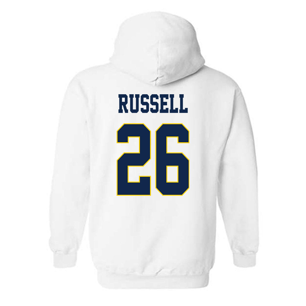 UCSD - NCAA Baseball : Ethan Russell - Classic Fashion Shersey Hooded Sweatshirt-1