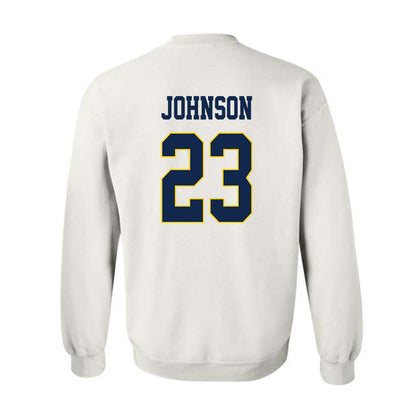 UCSD - NCAA Men's Basketball : Trap Johnson - Classic Fashion Shersey Crewneck Sweatshirt-1