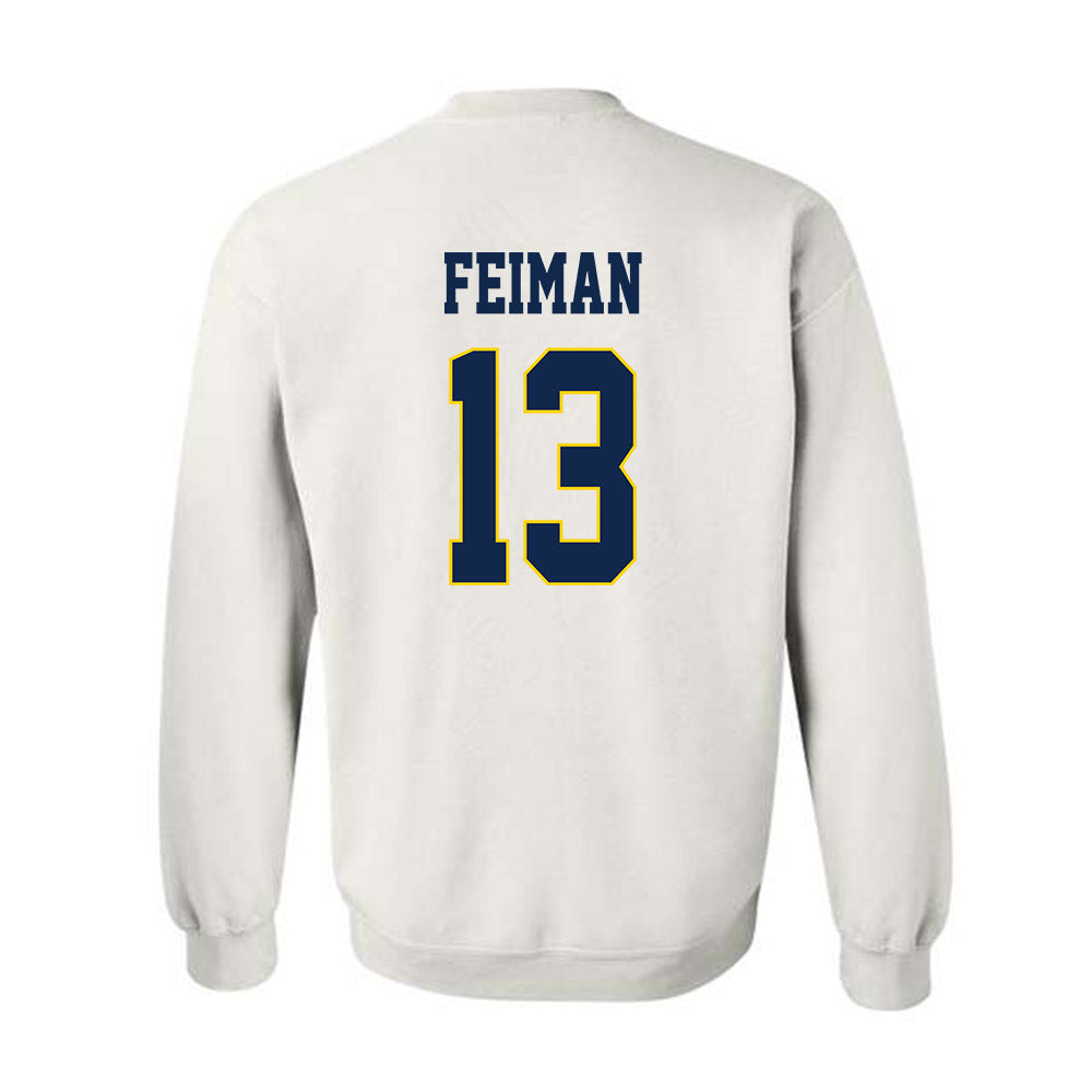 UCSD - NCAA Women's Basketball : Lev Feiman - Classic Fashion Shersey Crewneck Sweatshirt-1