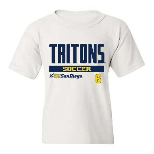 UCSD - NCAA Women's Soccer : Chloe Yates - Classic Fashion Shersey Youth T-Shirt-0